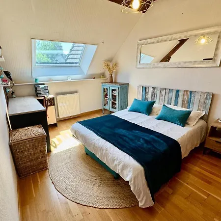 Daire La Maison Des Roses, Maison De Charme 4 Personnes Avec Un Jardin Et Parking Prive *